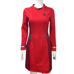 Star Trek  Cosicon Female Duty Uniform Dress Cosplay Costumes For Halloween