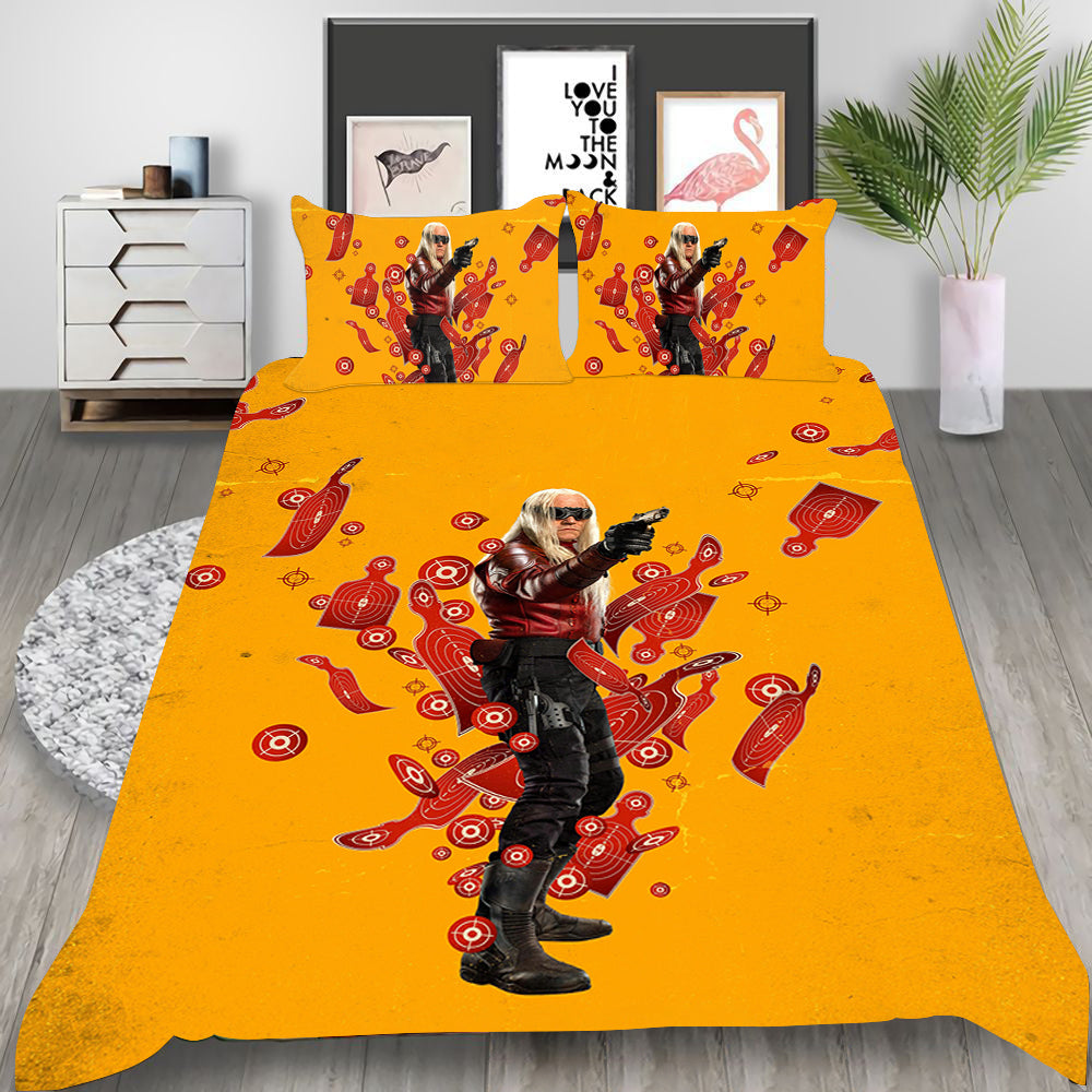 Suicide Squad 2 Harley Quinn Cosplay Bedding Set Duvet Cover Pillowcases Halloween Home Decor
