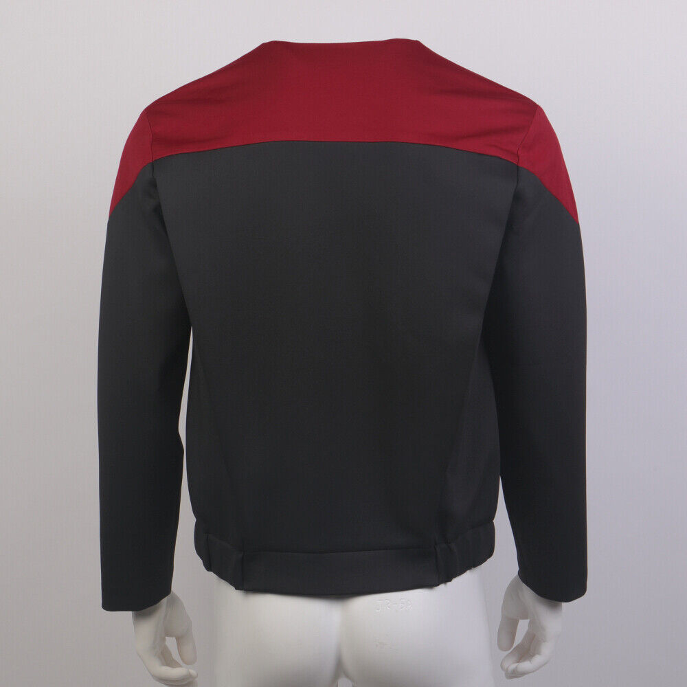 Star Trek Deep Space Nine Commander Gold Blue Uniform Voyager Starfleet Jacket Costume