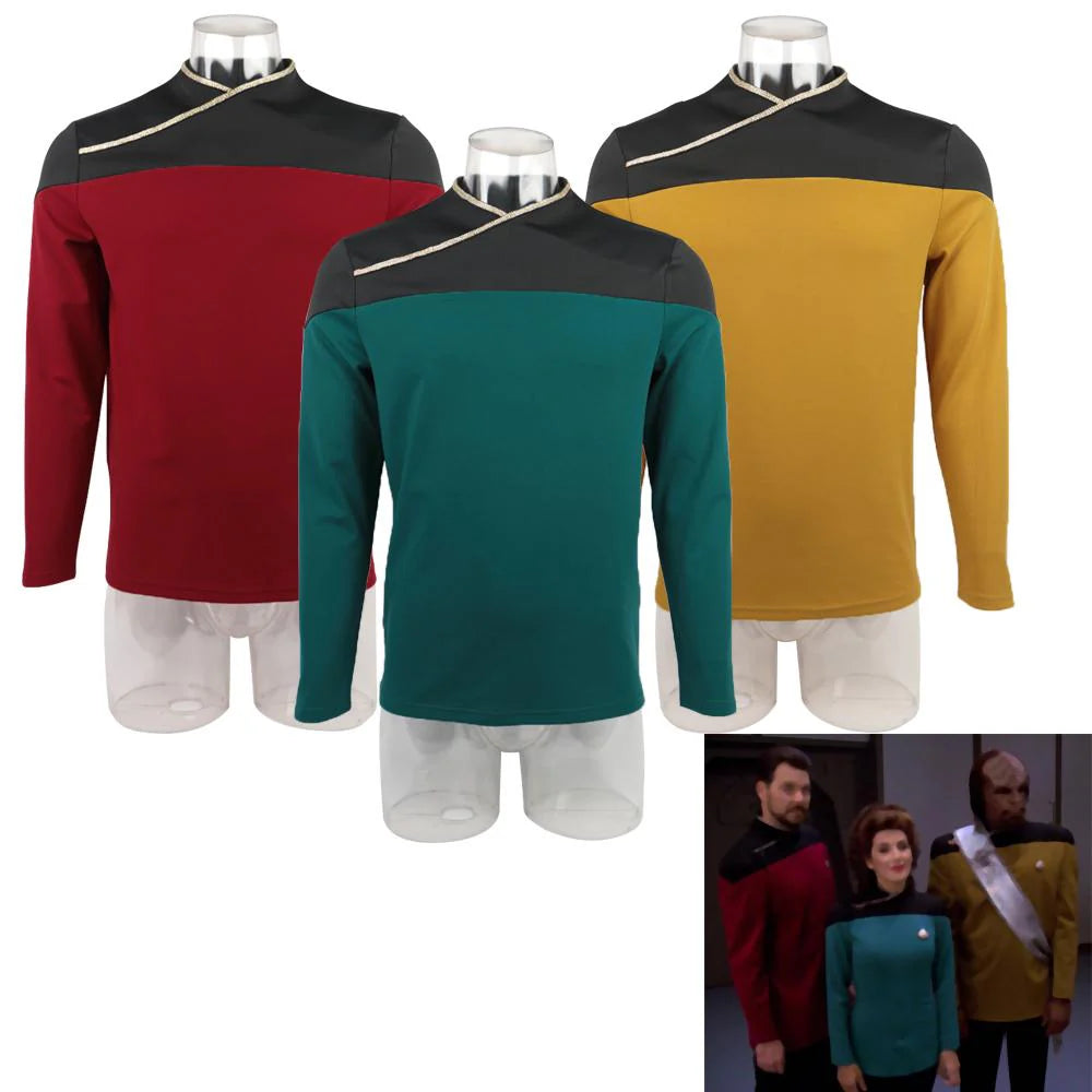 Star Trek Cosicon TNG Captain Picard Red Uniform Top Jacket – cosicon