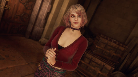 re4 remake ashley upskirt