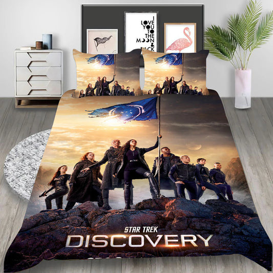 Star Trek  Discovery Cosplay Bedding Set Duvet Cover Pillowcases