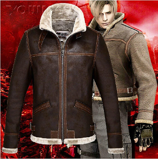 re4 leon jacket