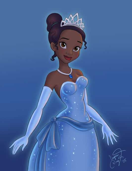 princess tiana blue dress