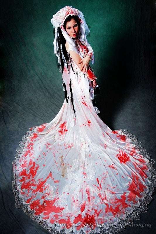 halloween wedding dress