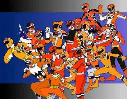 orange power ranger