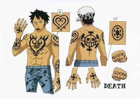 One Piece Law Tattoo