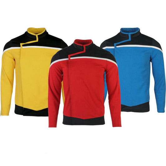 Star Trek Lower Decks Captain Freeman Red Uniform Ensign Rutherford Yellow Blue Top Shirts