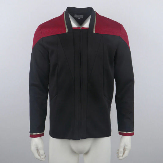 Star Picard 3 Trek Captain Riker Red Jacket