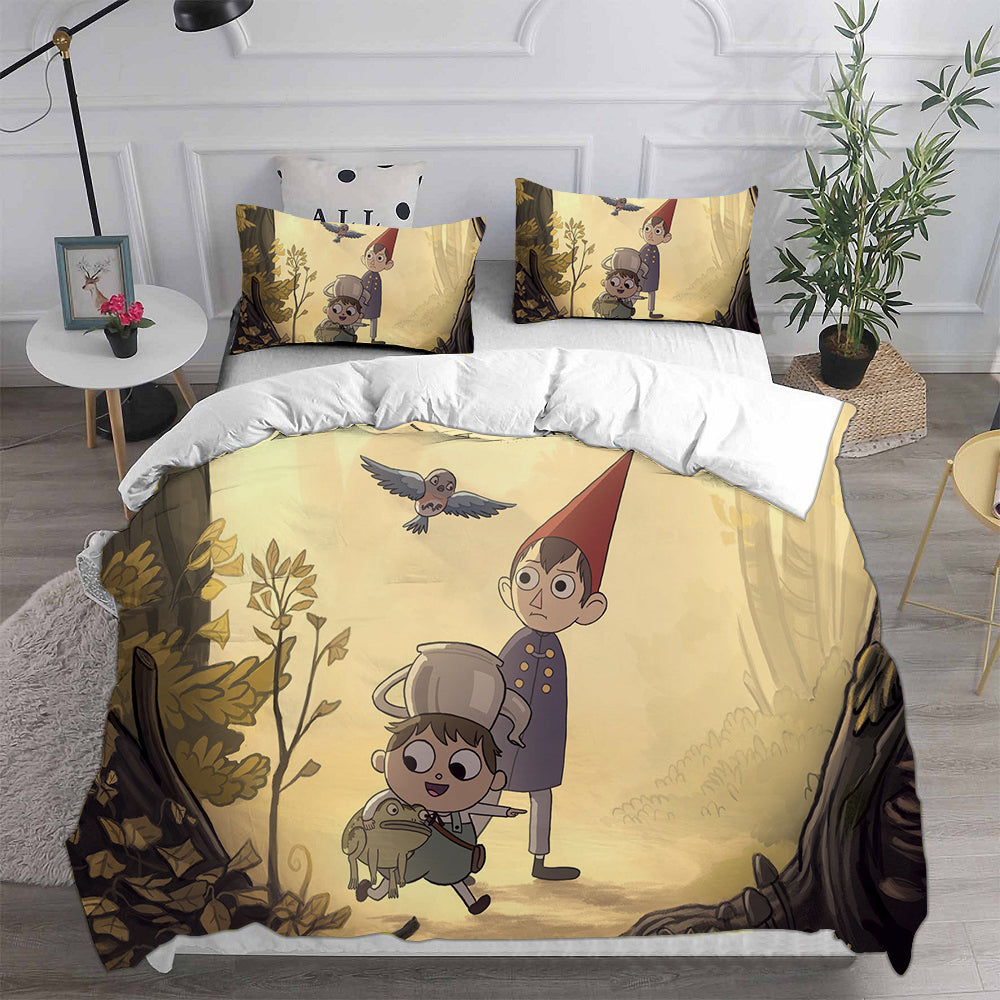 Over the Garden Wall Cosplay Bedding Set Duvet Cover Pillowcases Halloween Home Decor