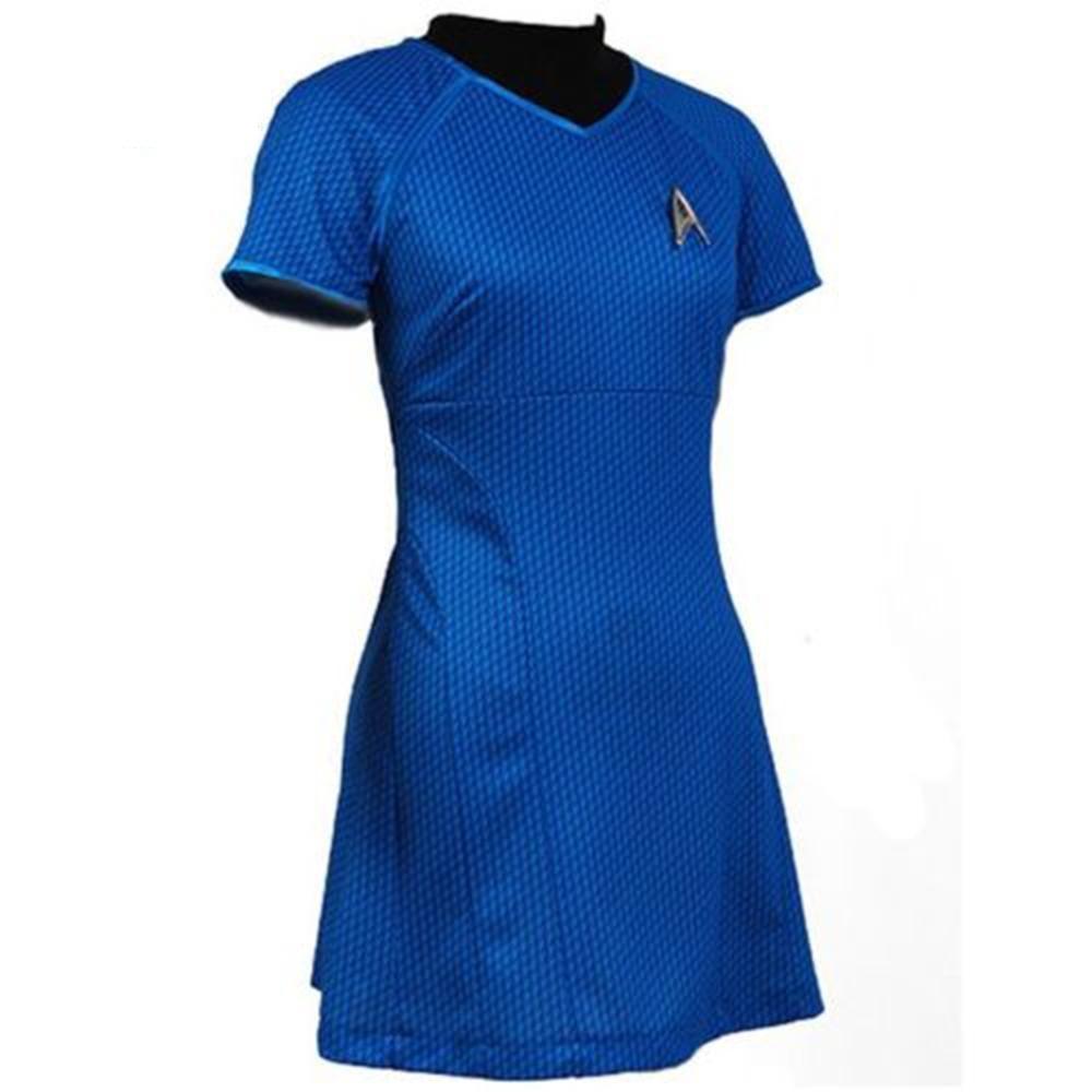 Star Trek  into Darkness Uhura Uniform Dress Cosplay Costume