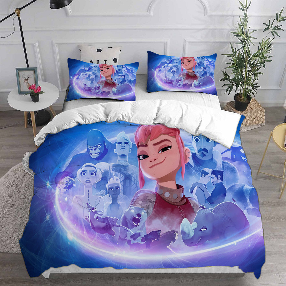 Nimona Cosplay Bedding Set Duvet Cover Pillowcases Halloween Home Decor