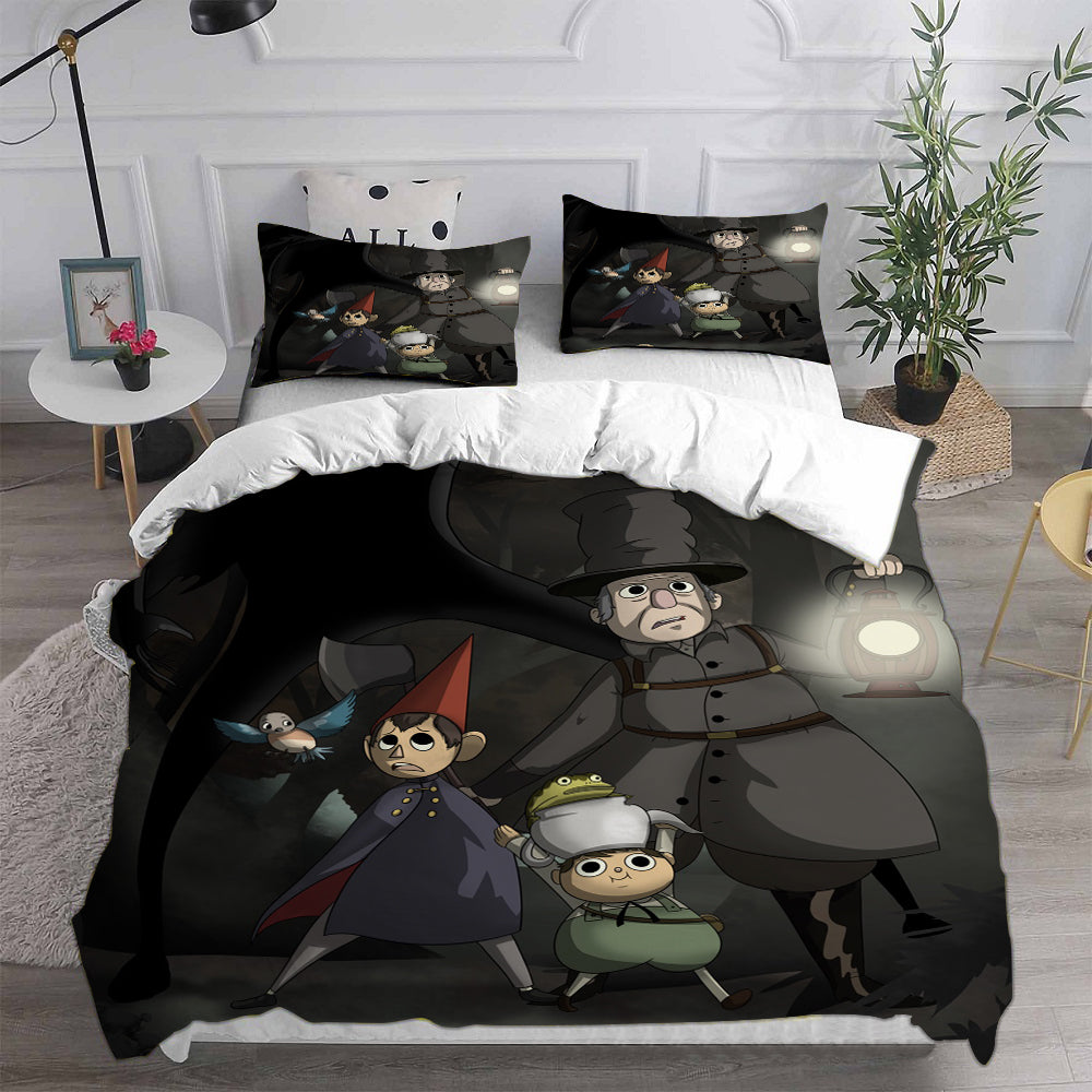 Over the Garden Wall Cosplay Bedding Set Duvet Cover Pillowcases Halloween Home Decor