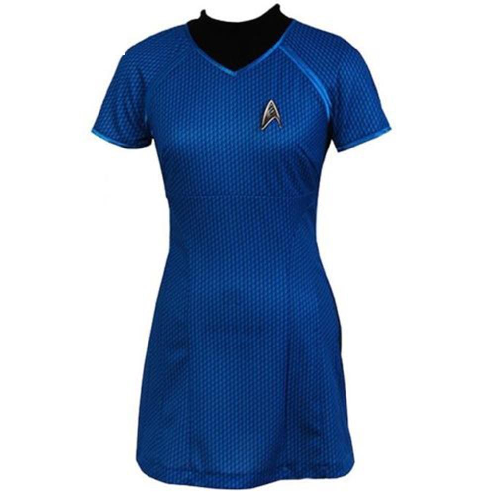 Star Trek  into Darkness Uhura Uniform Dress Cosplay Costume