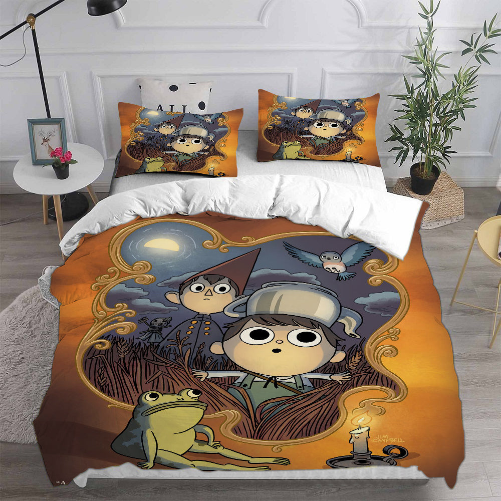 Over the Garden Wall Cosplay Bedding Set Duvet Cover Pillowcases Halloween Home Decor