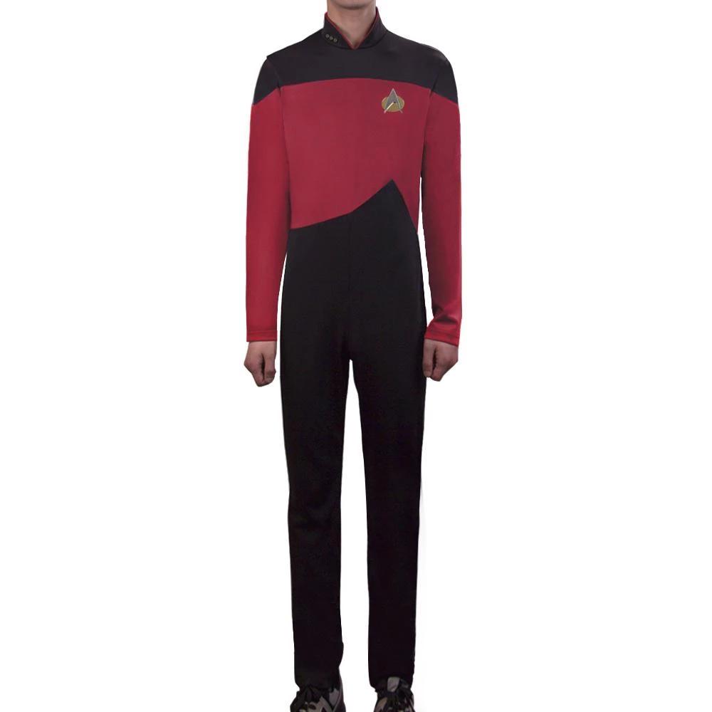 Star Trek TNG The Next Generation Jumpsuit Uniform Costume Yellow/Blue/Red