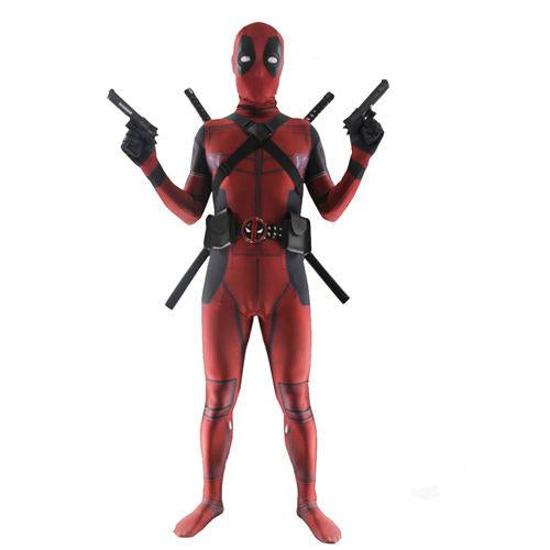 Deadpool Halloween Cosplay Jumpsuit Spandex Zentai Suit