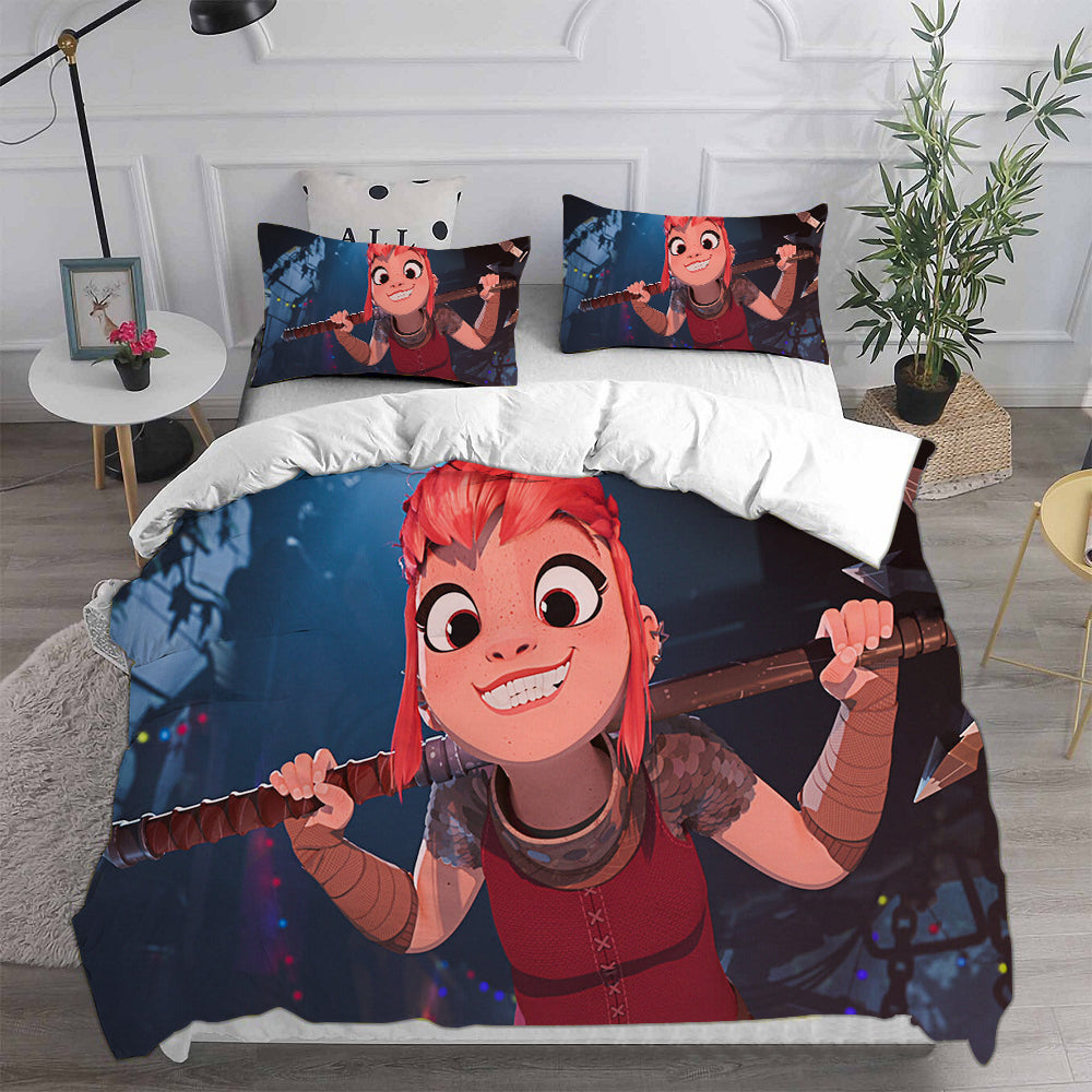 Nimona Cosplay Bedding Set Duvet Cover Pillowcases Halloween Home Decor