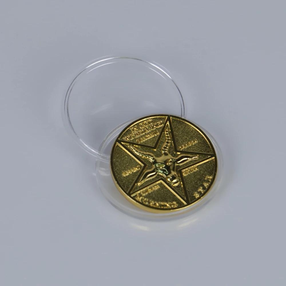 Lucifer Pentecostal Coin Silver Gold Coin High Quality Cosplay Accessories