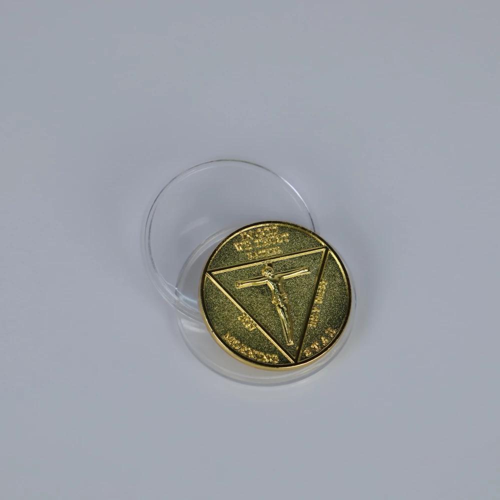 Lucifer Pentecostal Coin Silver Gold Coin High Quality Cosplay Accessories