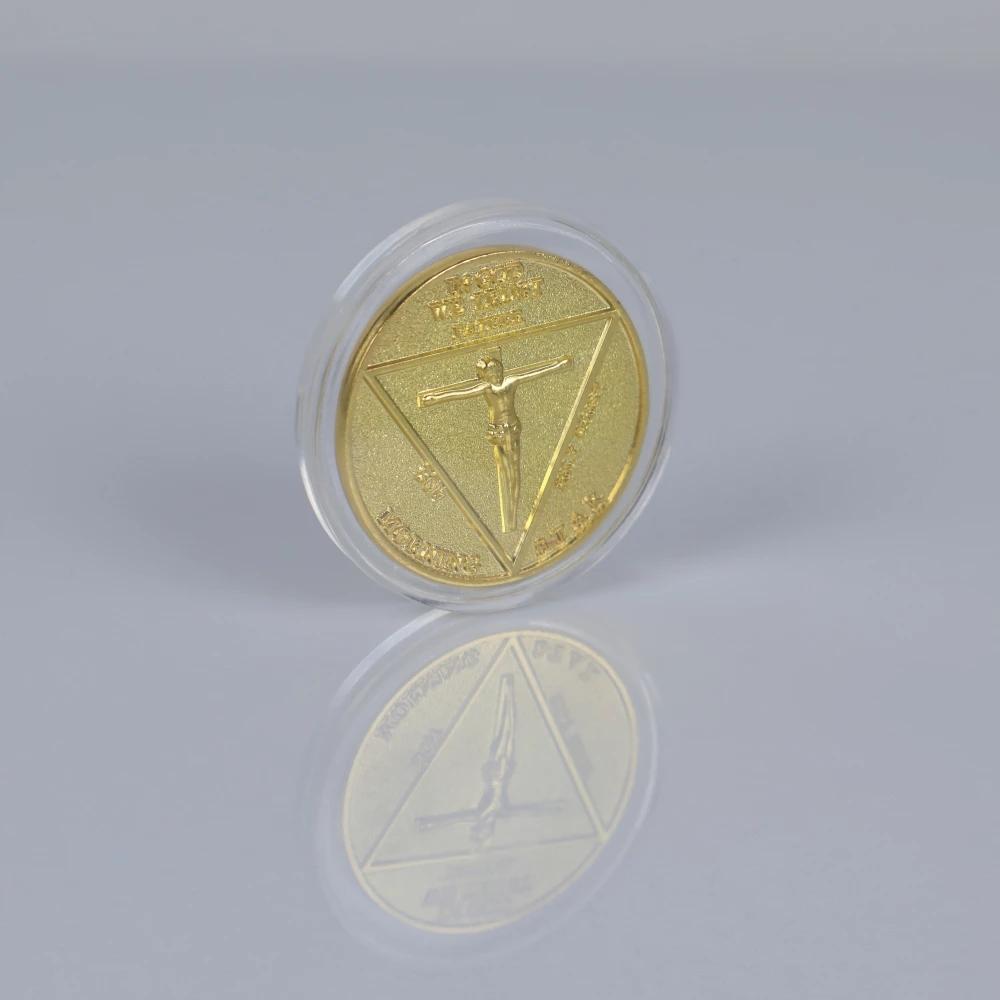 Lucifer Pentecostal Coin Silver Gold Coin High Quality Cosplay Accessories