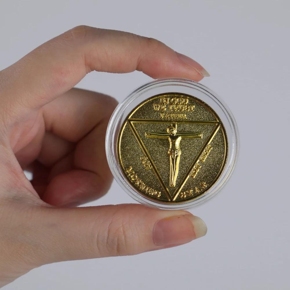 Lucifer Pentecostal Coin Silver Gold Coin High Quality Cosplay Accessories