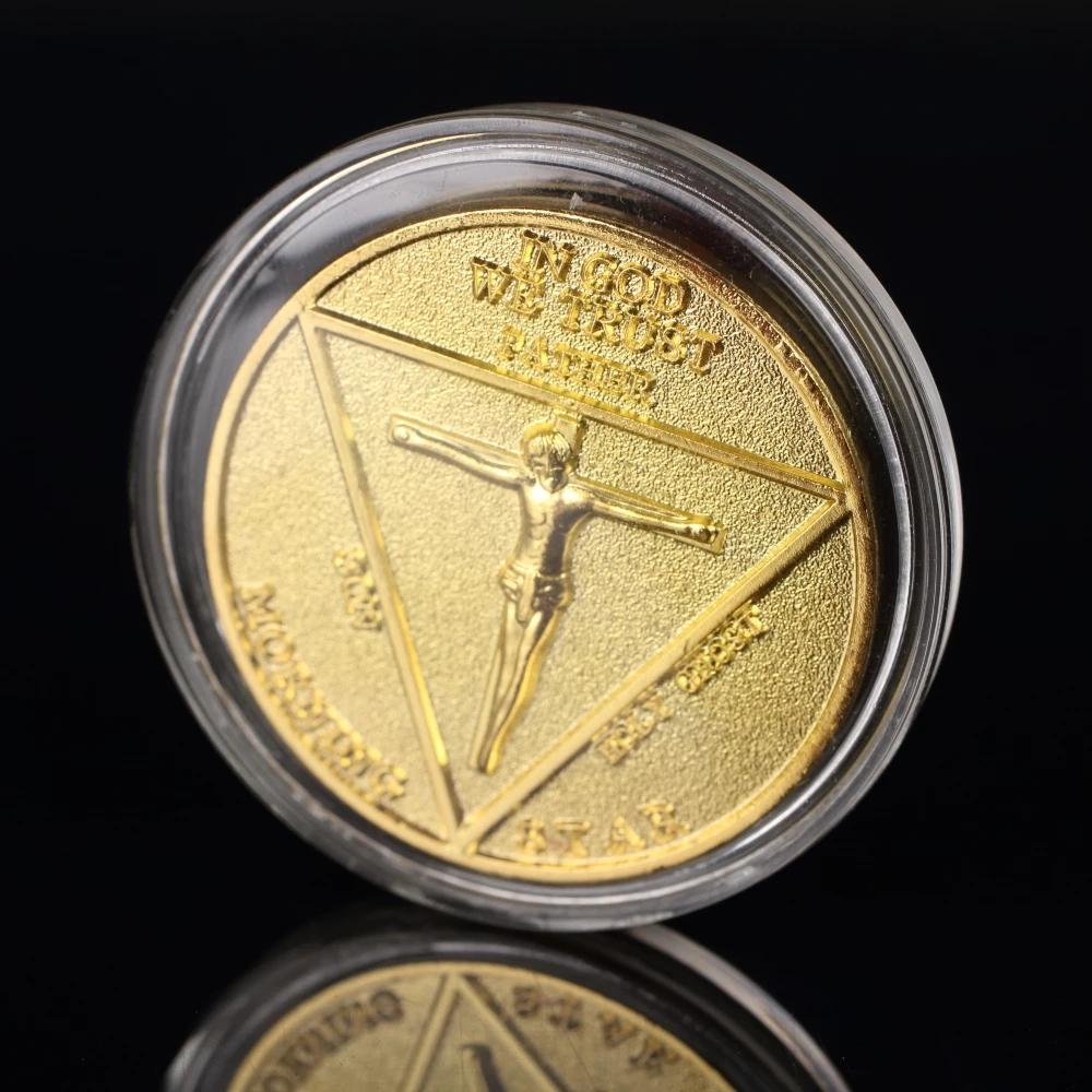 Lucifer Pentecostal Coin Silver Gold Coin High Quality Cosplay Accessories