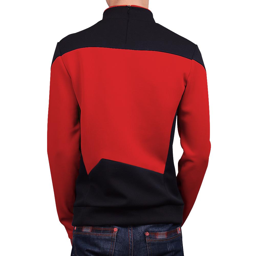 Star Trek  TNG The Next Generation  Uniform Shirt Halloween Cosplay Costume