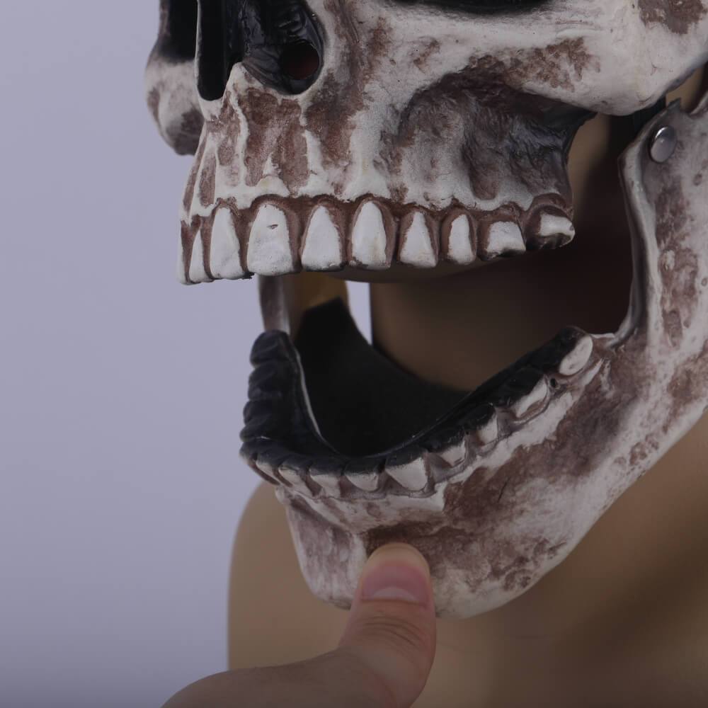 Halloween Horrible Mask Skull Skeleton Cosplay Latex Helmet