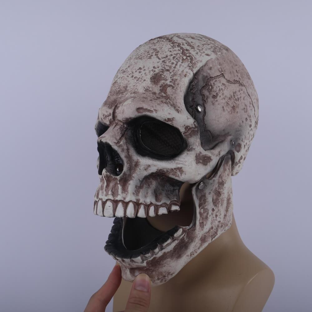 Halloween Horrible Mask Skull Skeleton Cosplay Latex Helmet