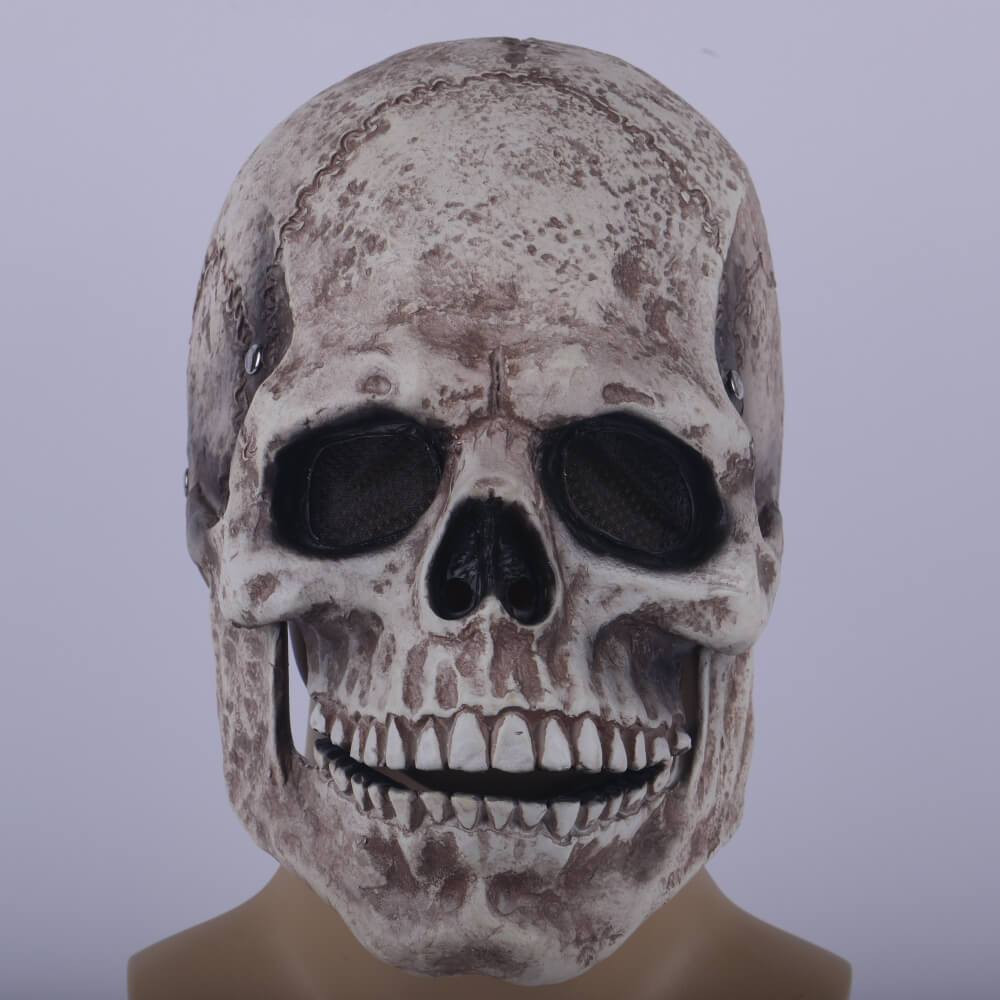 Halloween Horrible Mask Skull Skeleton Cosplay Latex Helmet