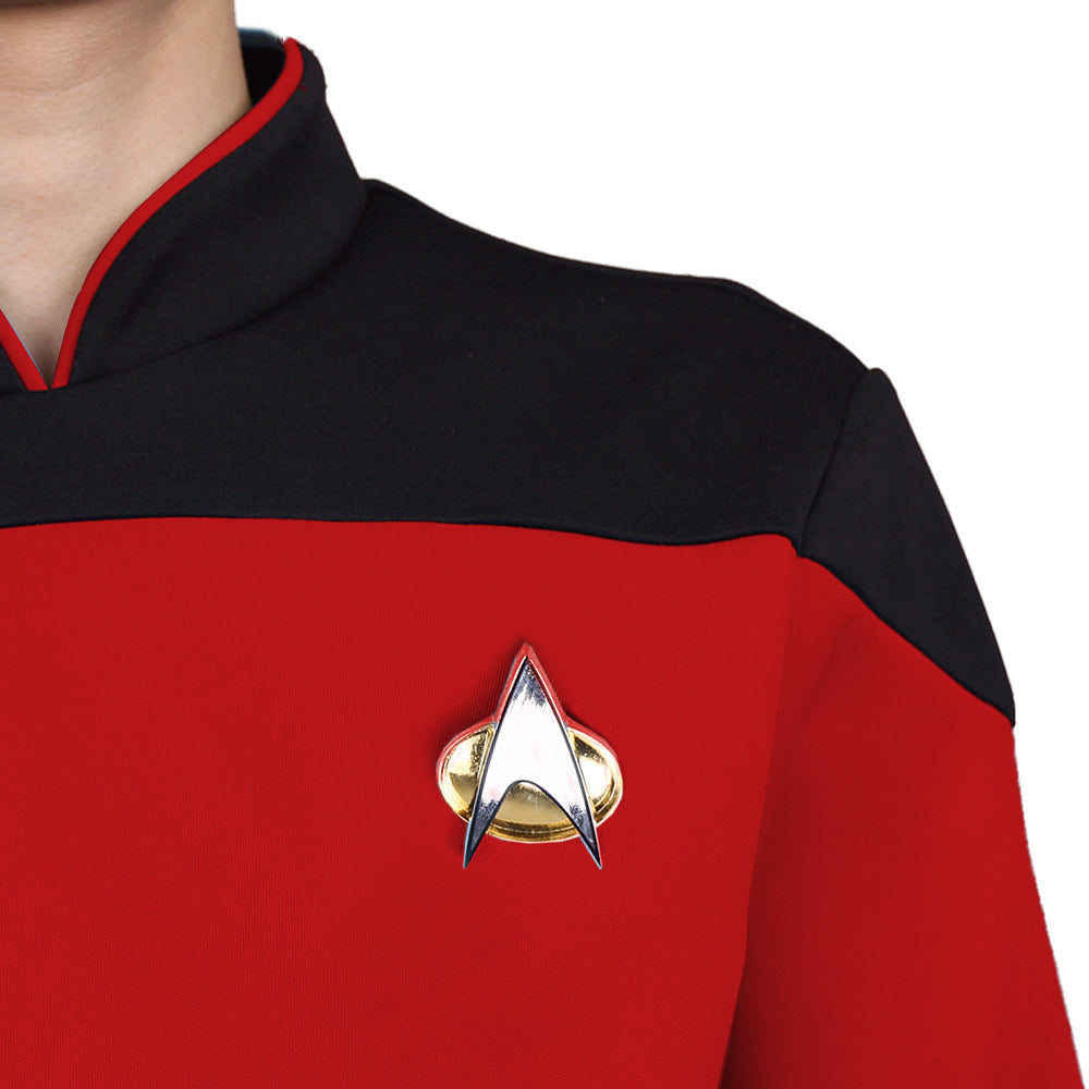 Star Trek  TNG The Next Generation Shirt Uniform For Men Coat Halloween Cosplay Costume