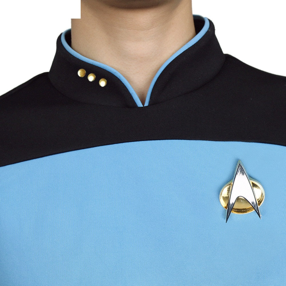 Star Trek  TNG The Next Generation Shirt Uniform For Men Coat Halloween Cosplay Costume