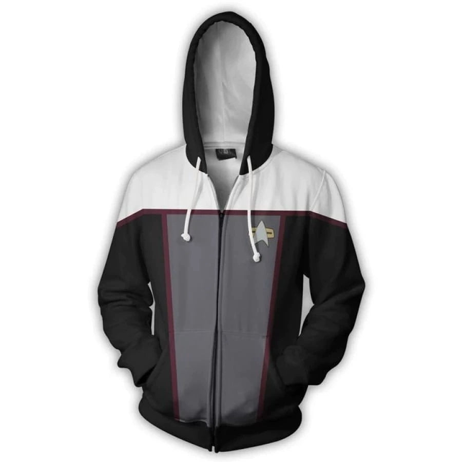 Star Trek Hoodie Sweater 3D Sweatshirt Cosplay Costume