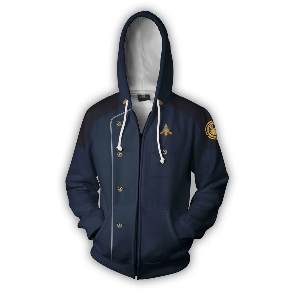 Star Trek Hoodie Sweater 3D Sweatshirt Cosplay Costume