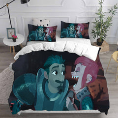 Nimona Cosplay Bedding Set Duvet Cover Pillowcases Halloween Home Decor