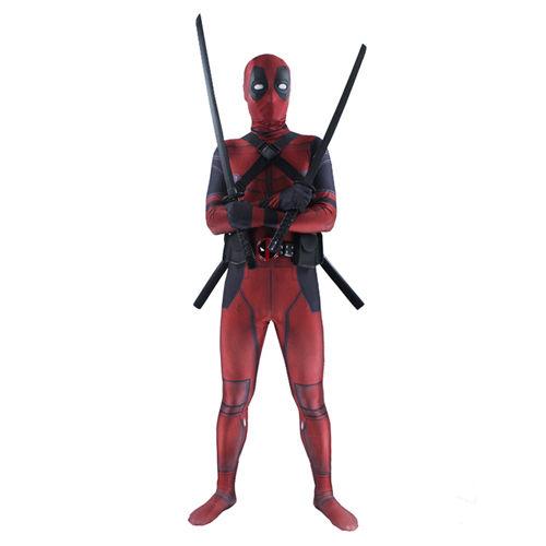 Deadpool Halloween Cosplay Jumpsuit Spandex Zentai Suit