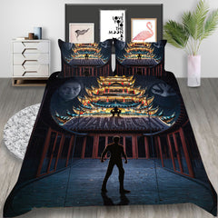 Shang-Chi Cosplay Bedding Set Duvet Cover Pillowcases Halloween Home Decor