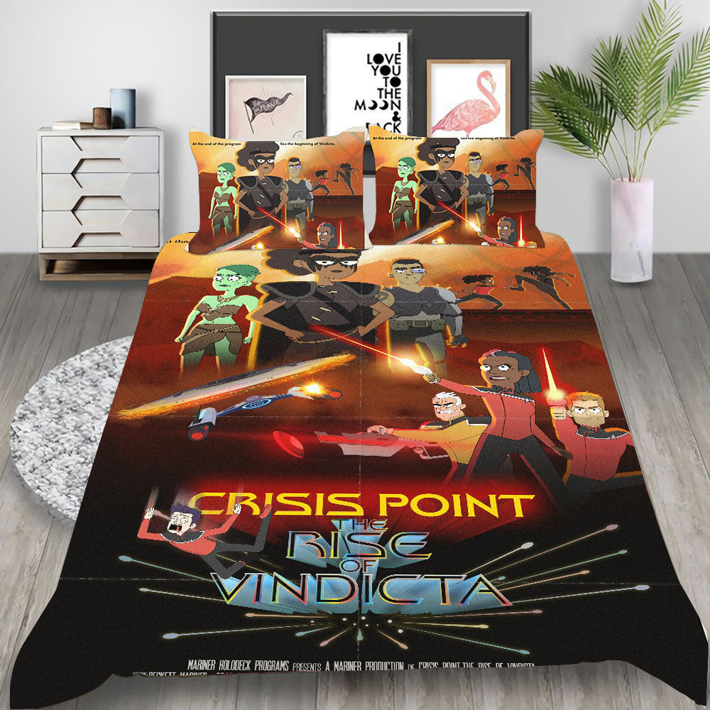 Star Trek  Discovery Cosplay Bedding Set Duvet Cover Pillowcases Halloween Home Decor