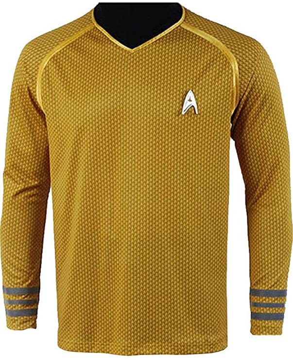 Cosicon Star Trek  into Darkness Captain Kirk Uniform Shirt Cosplay Costume