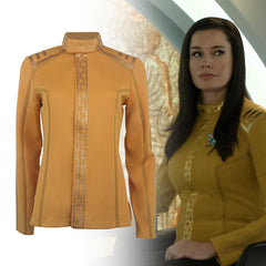 Star Trek SNW Captain Number One Uniform Starfleet Female Top Shirts Jacket Costumes