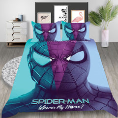 Spider-Man No Way Home Cosplay Bedding Set Duvet Cover Pillowcases Halloween Home Decor