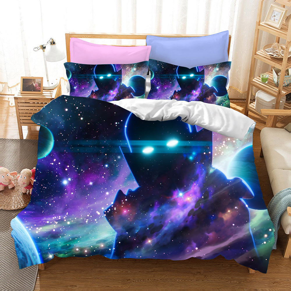 What If Cosplay Bedding Set Duvet Cover Pillowcases Halloween Home Decor