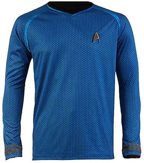 Cosicon Star Trek  into Darkness Captain Kirk Uniform Shirt Cosplay Costume