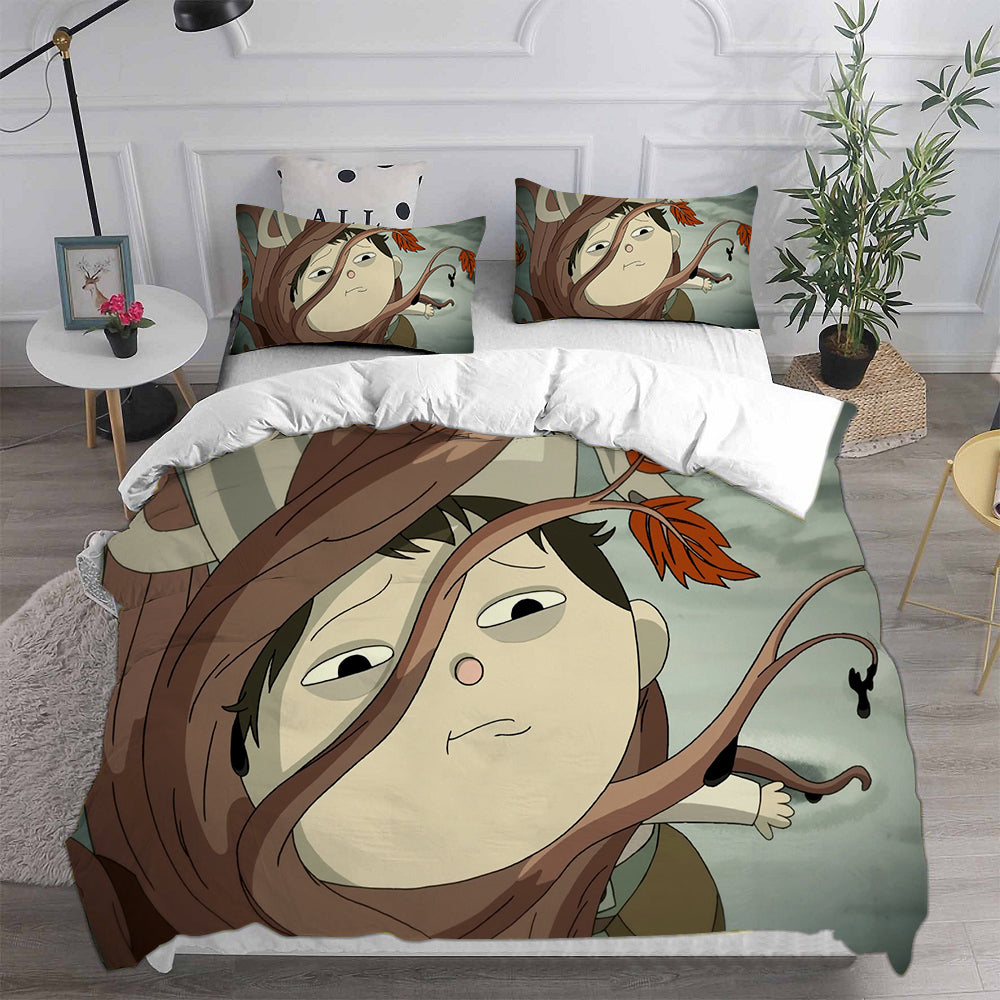 Over the Garden Wall Cosplay Bedding Set Duvet Cover Pillowcases Halloween Home Decor