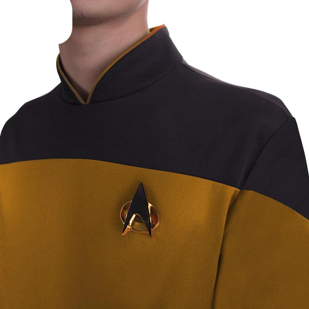 Star Trek TNG The Next Generation Jumpsuit Uniform Costume Yellow/Blue/Red