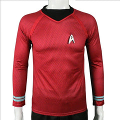 Cosicon Star Trek  into Darkness Captain Kirk Uniform Shirt Cosplay Costume