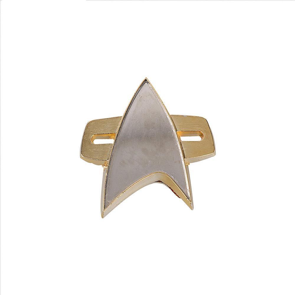 Star Trek TNG Next Genenation Badge Voyager Communicator Badge Pin Brooch  2 Badges