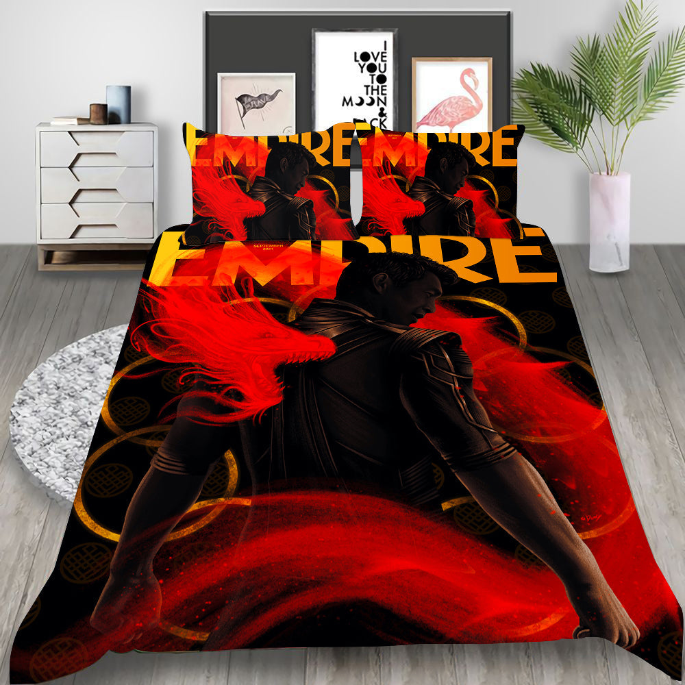 Shang-Chi Cosplay Bedding Set Duvet Cover Pillowcases Halloween Home Decor