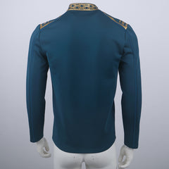 Star Trek  SNW Captain Pike Gold Uniforms Top Shirts Cosplay Costumes for Men